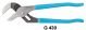 STRAIGHT JAW TONGUE & GROOVE PLIERS - G 460