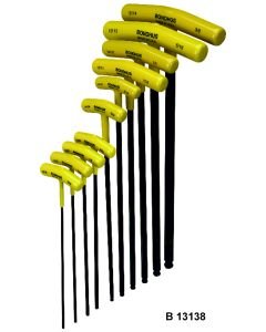 BALL END HEX T-HANDLE WRENCH SETS - B 13187