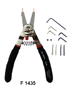 CONVERTIBLE REPLACEABLE TIP RETAINING RING PLIERS - F 1434 