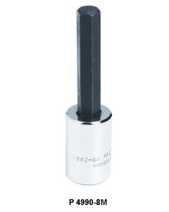 STANDARD LENGTH HEX BIT CHROME SOCKETS - P J5441-6M