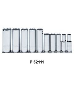 DEEP LENGTH CHROME SOCKET SETS - P J52205