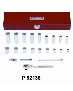 3/8 INCH DRIVE SOCKET SETS - P J52136