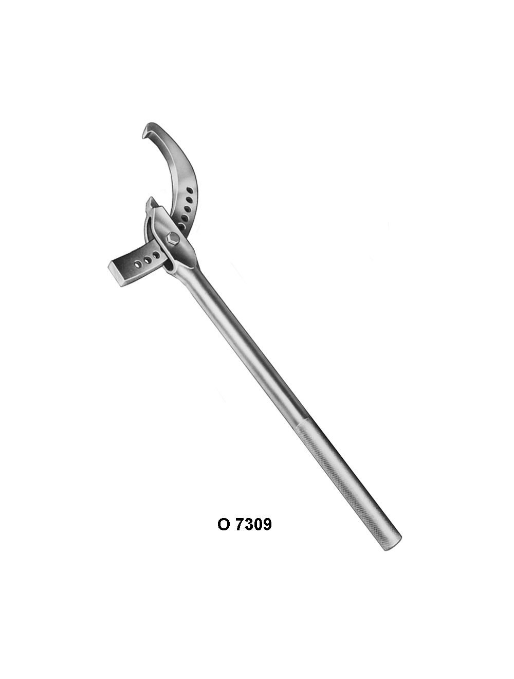 OTC (7309) Heavy-Duty Adjustable Hook Spanner Wrench