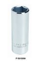 6 POINT DEEP LENGTH CHROME SOCKETS - P J5019MH