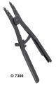 REPLACEABLE TIP RATCHETING LARGE RETAINING RING PLIERS - O 222030